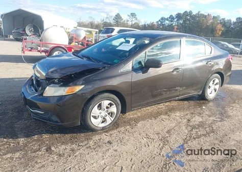 2014 Honda Civic Lx z USA, uszkodzony, nr VIN 2HGFB2F55EH516667